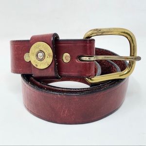 Orvis Bison Leather Shotshell Belt Men’s size 30